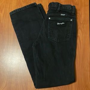 Wrangler Cowboy Cut Silver Edition Black Slim Fit Jeans